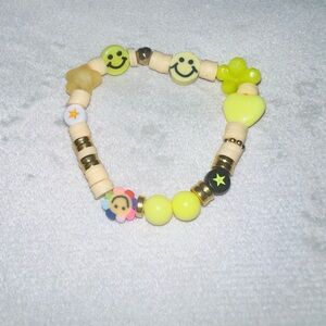 Kids Yellow Charm Bracelet